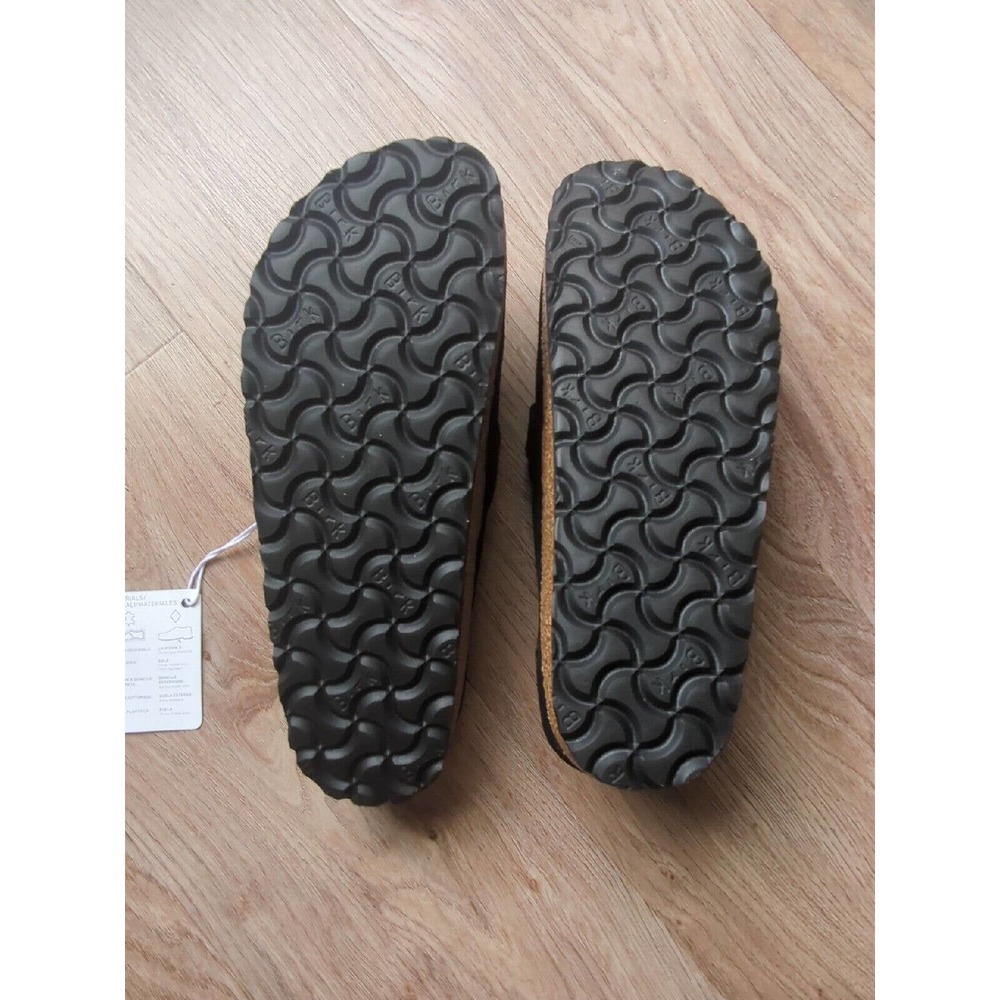 Birkenstock Buckley Suede Clogs Mules Black - Picture 14 of 15
